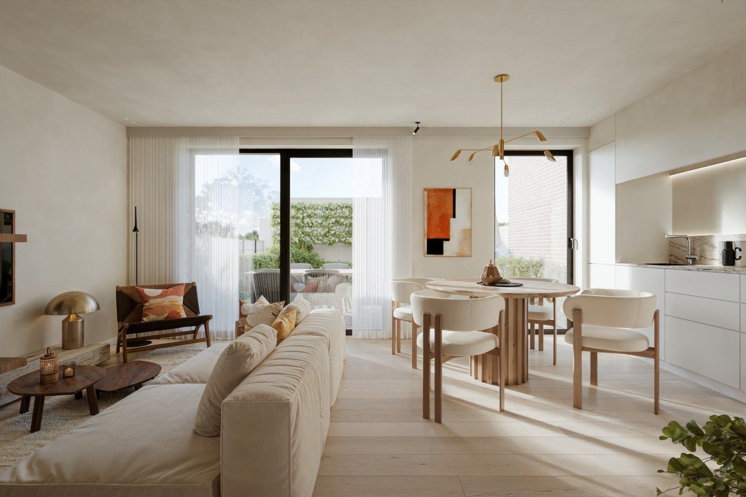 Nieuwbouwappartement met zonnige tuin te Maldegem foto 2