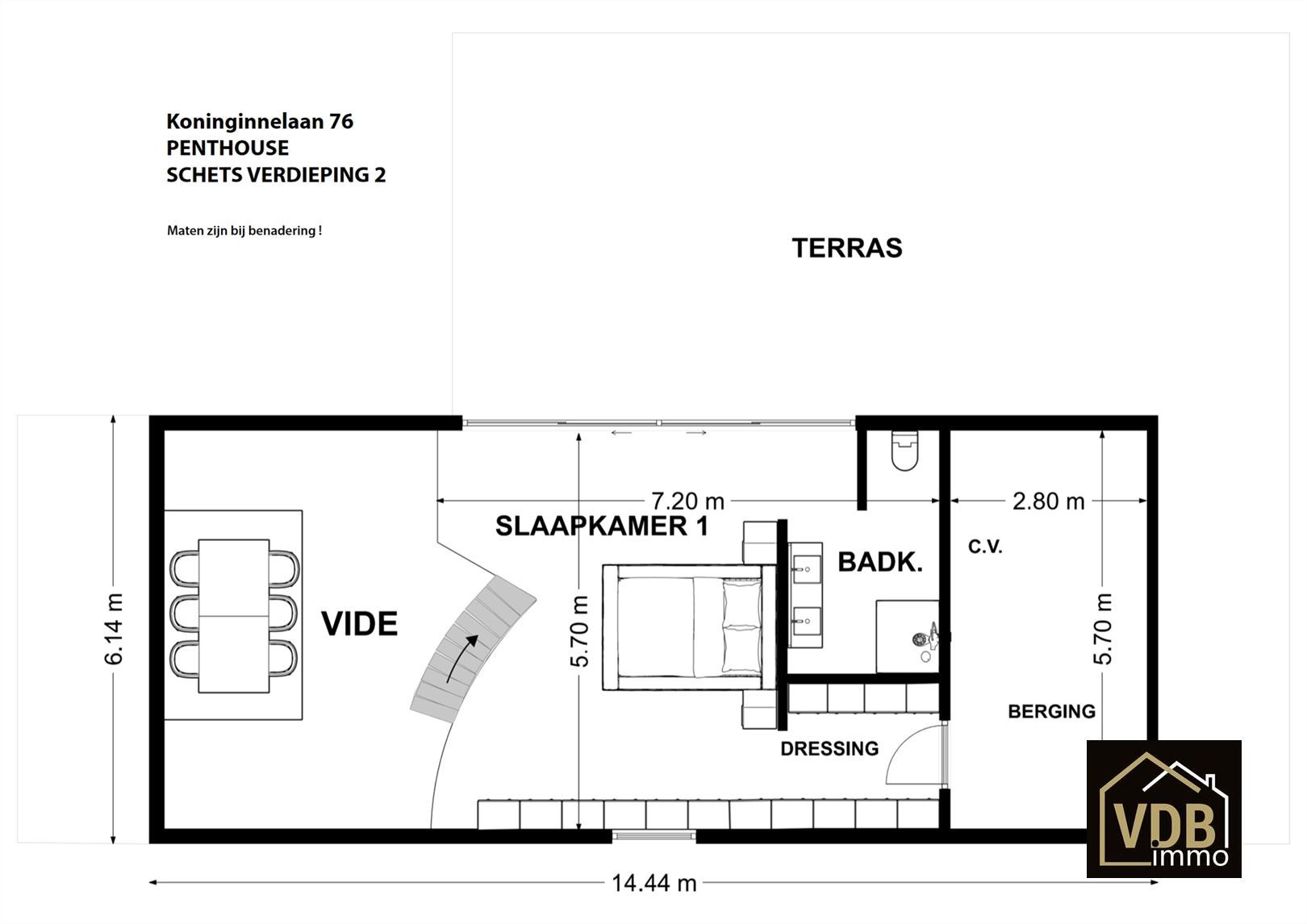 Penthouse zeer goed afgewerkt foto 36