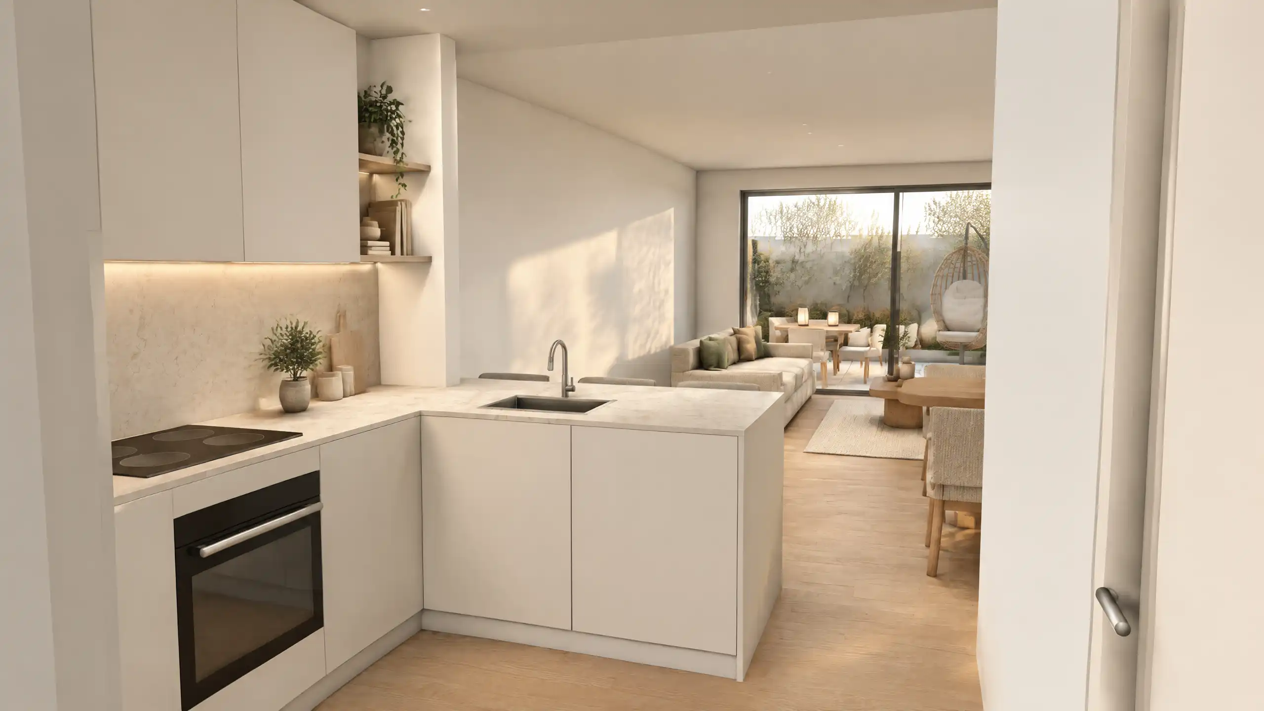 Gerenoveerd appartement met één slaapkamer op toplocatie foto 2