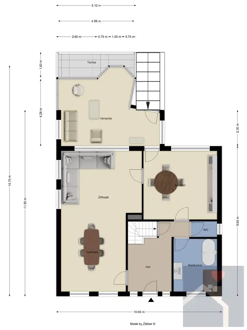 Verrassend ruime, vrijstaande kangoeroewoning met meer dan 300 m² bewoonbare oppervlakte in Rummen! foto 48