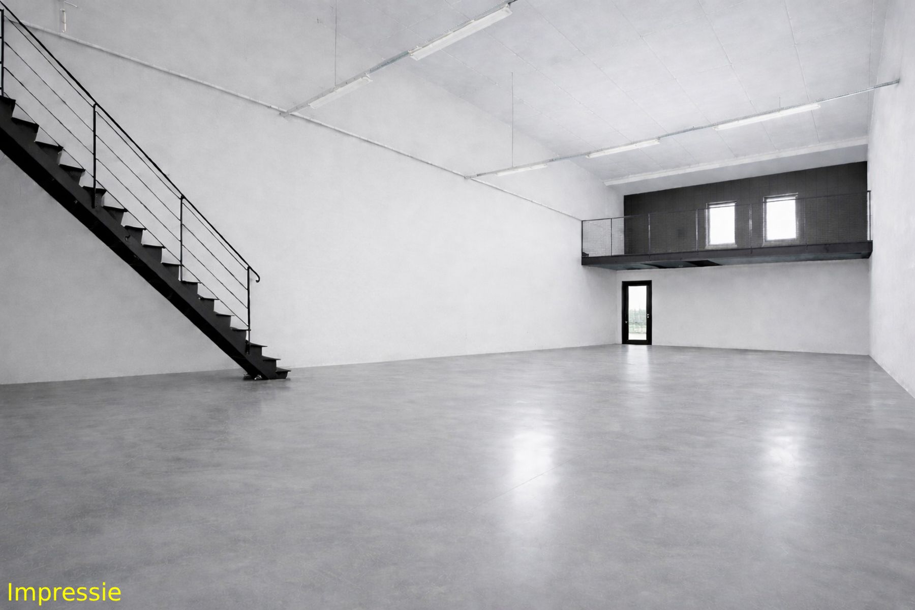 Ruim magazijn (433m² bruikbare oppervlakte) met oprit. foto 4