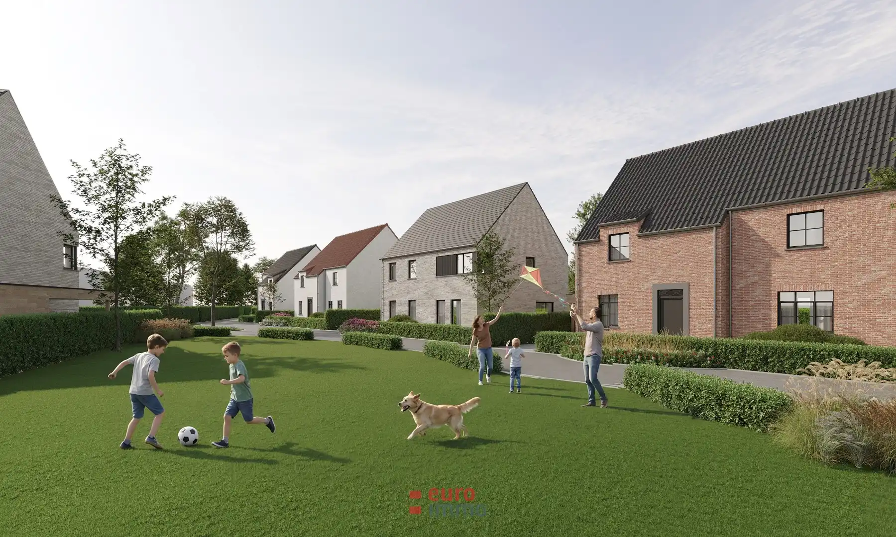 Nieuw woonproject van 10 ruime woningen in het idyllische Ramskapelle (Nieuwpoort) foto {{pictureIndex}}