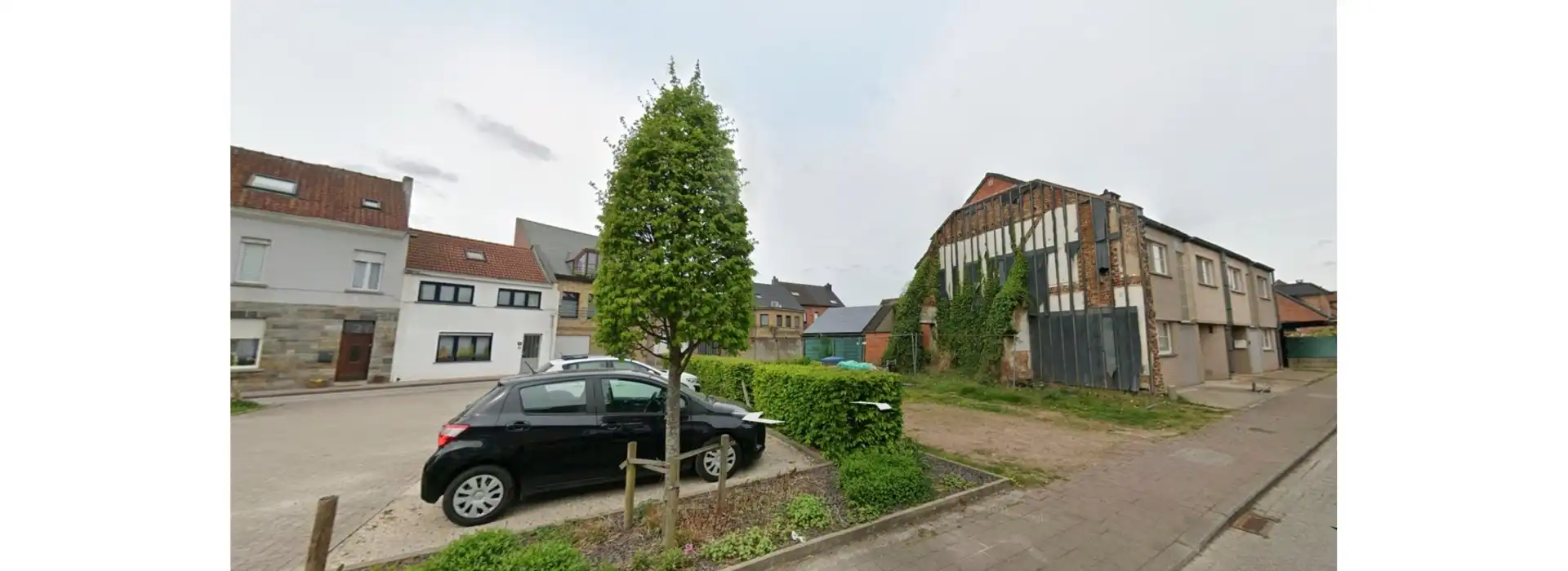 Bouwgrond 155m² voor driegevelwoning nabij centrum Denderleeuw foto 3