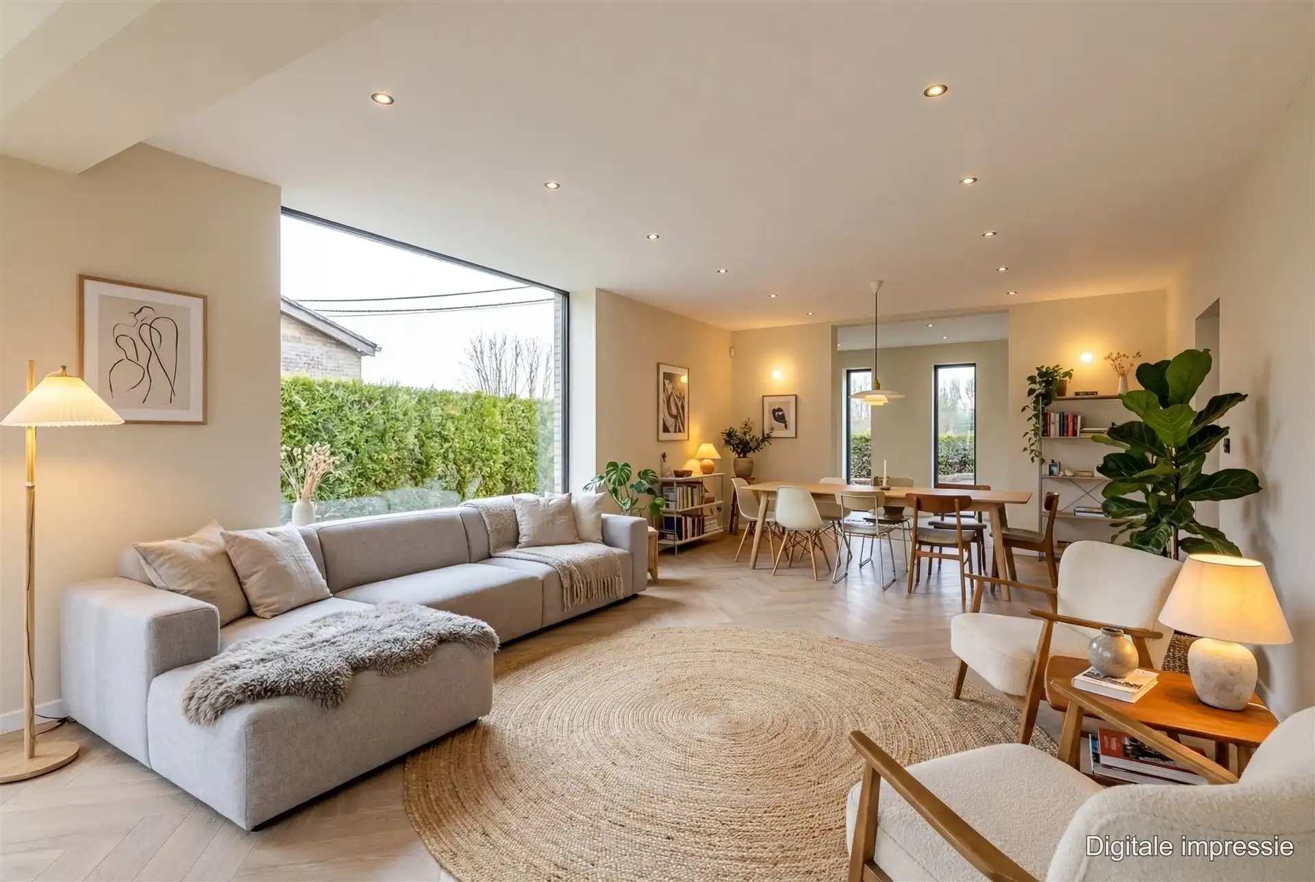 Exclusieve, energieneutrale villa met tuin en garage in Westrem foto 8