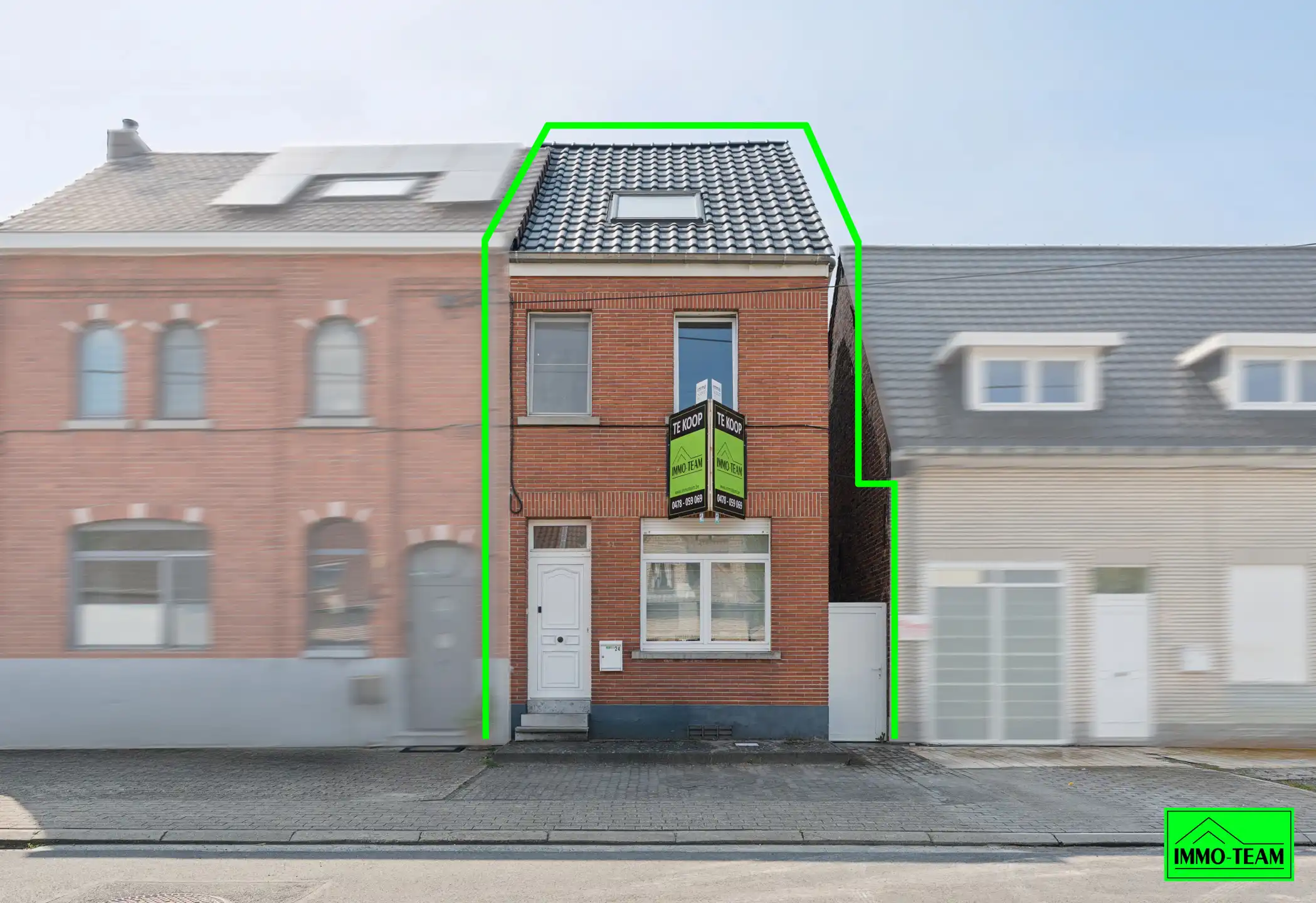 Hoofdfoto van de publicatie: Gezellige, instapklare 2-gevelwoning nabij centrum Okegem