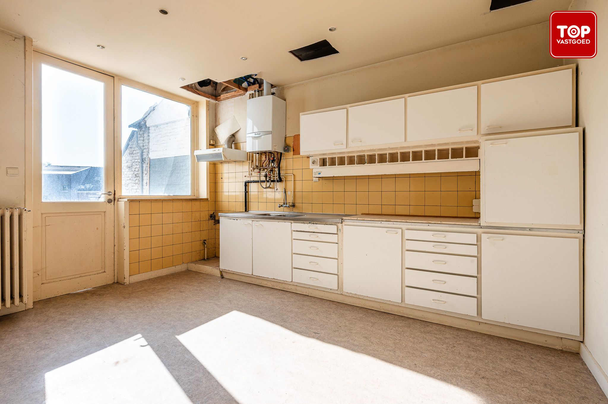 Zeer groot (165m²)  3-slaapkamer appartement omgeving Dok Noord.  foto 4