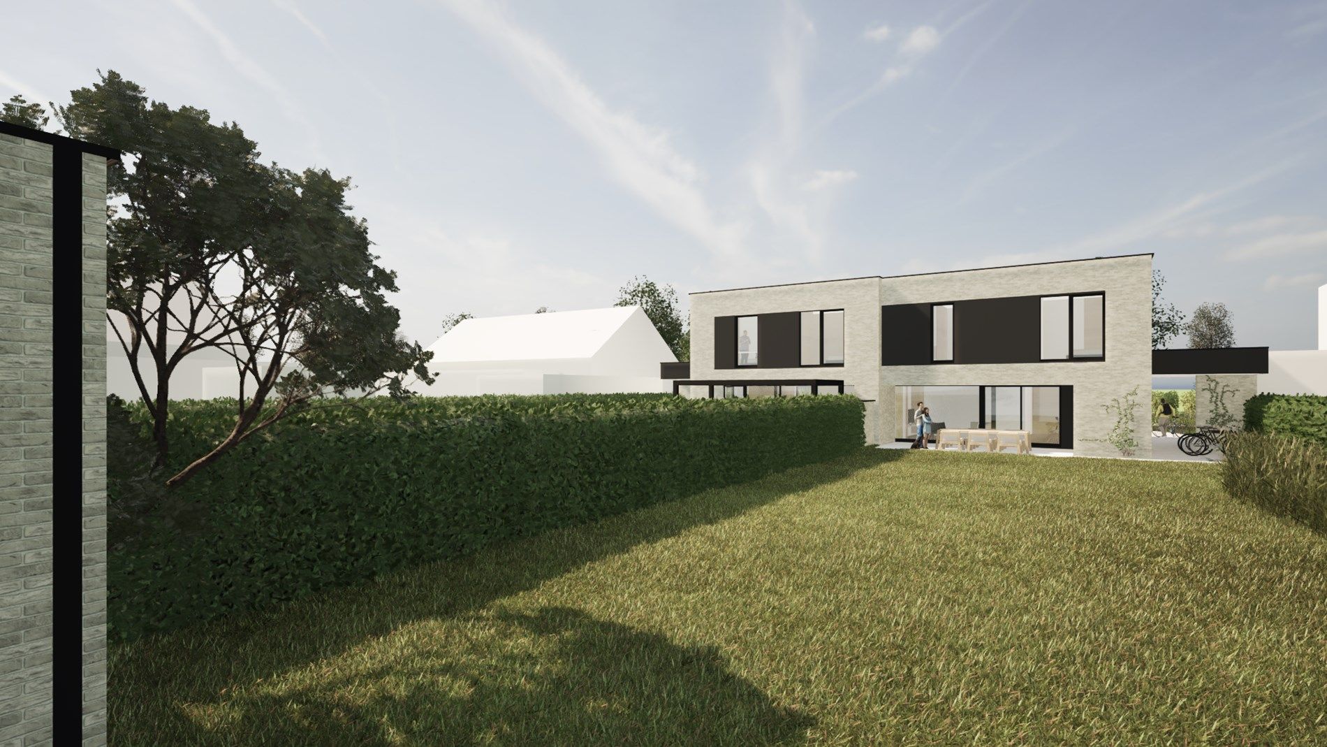 EXCLUSIEVE NIEUWBOUWONING VOORZIEN VAN EEN HOOGWAARDIGE AFWERKING EN MET 4 SLAAPKAMERS, TUIN EN CARPORT TE KERMT foto 3