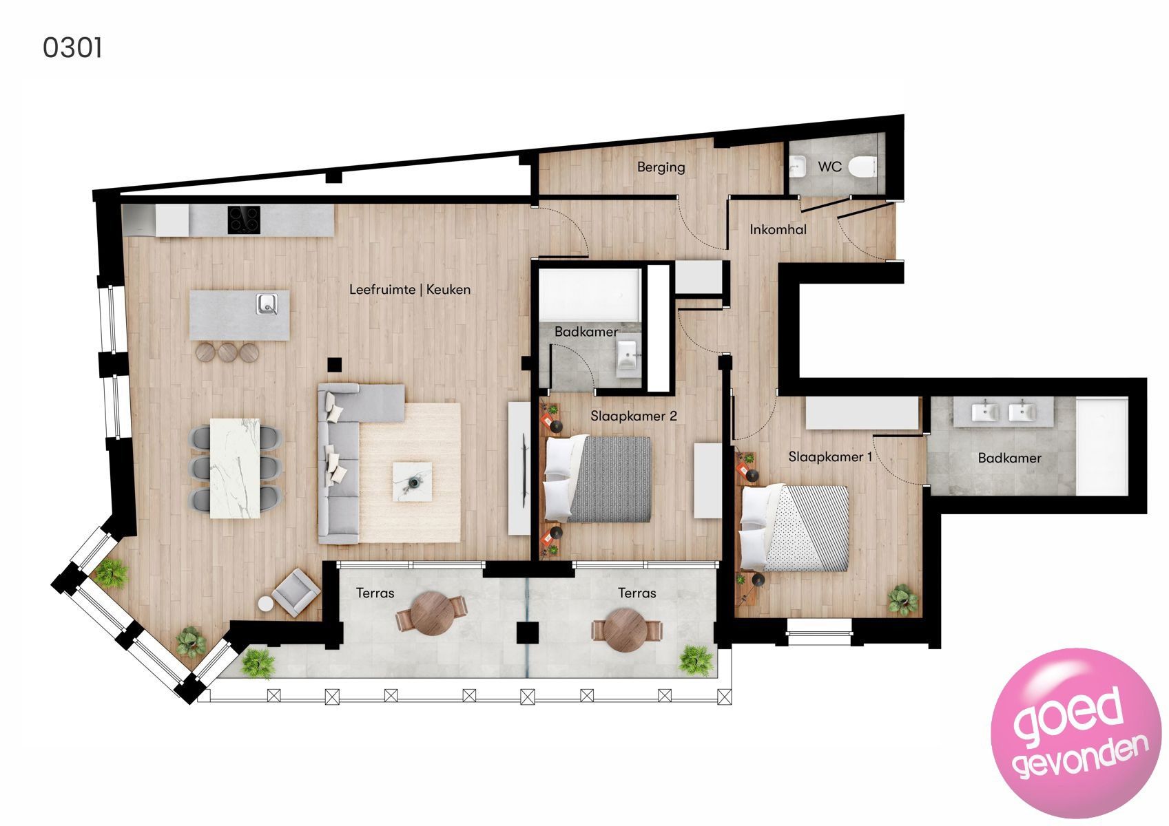 CHEMIN DE FER: 10 appartementen + 1 handelsruimte foto 3