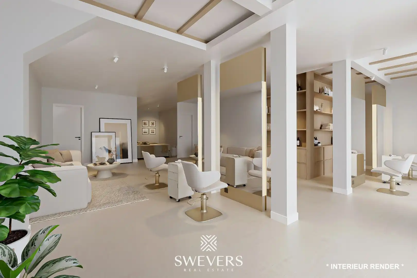 Duplex-appartement met handelsruimte, terras en tuin op toplocatie Riemst foto 3