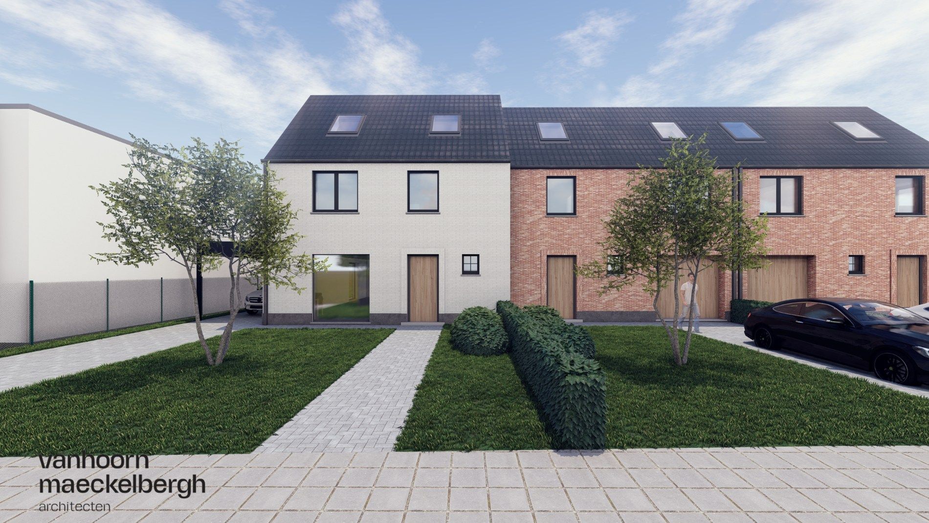 Prachtig afgewerkte nieuwbouwwoningen (BEN) te Koekelare (De Mokker) foto {{pictureIndex}}