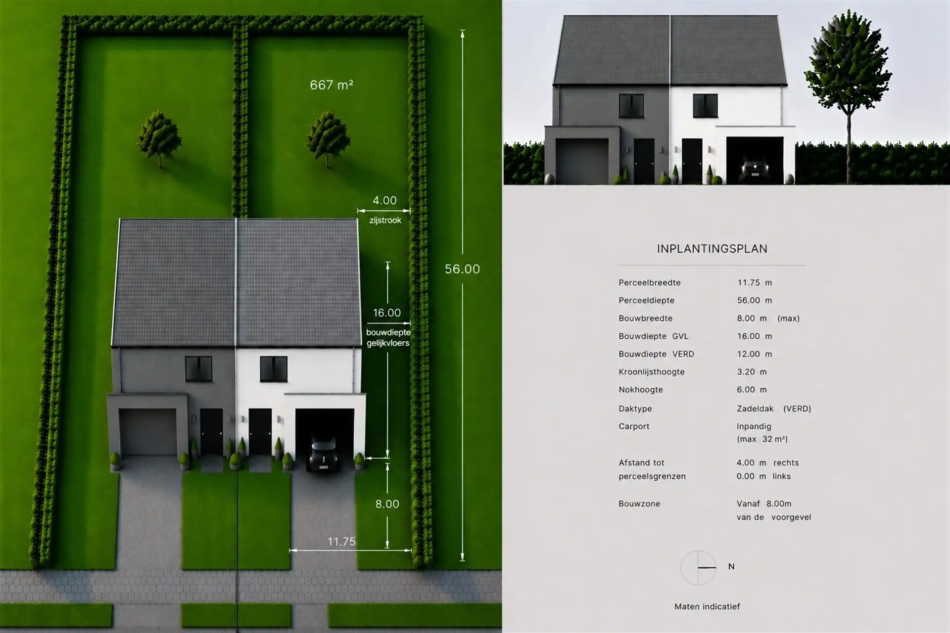 Gunstig gelegen bouwgrond van 667m² foto 2