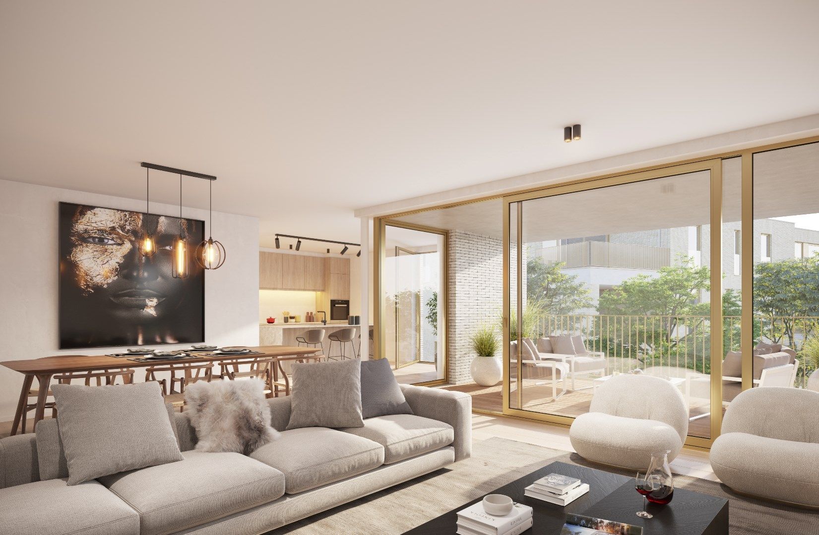 Nieuwbouwappartement met twee slaapkamers en terras van 18,90m²  foto 10