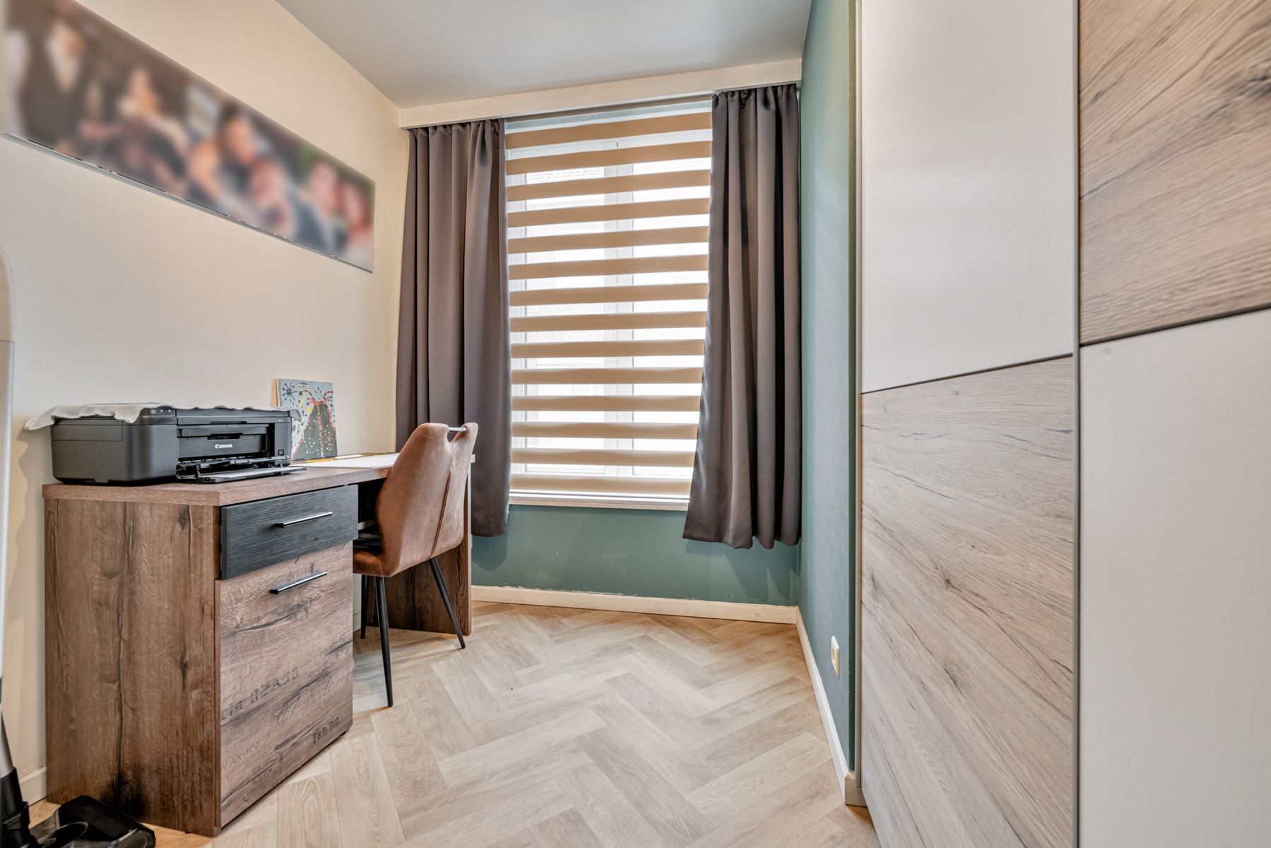 Gelijkvloers appartement met zonnig terras en aparte garage! foto 13