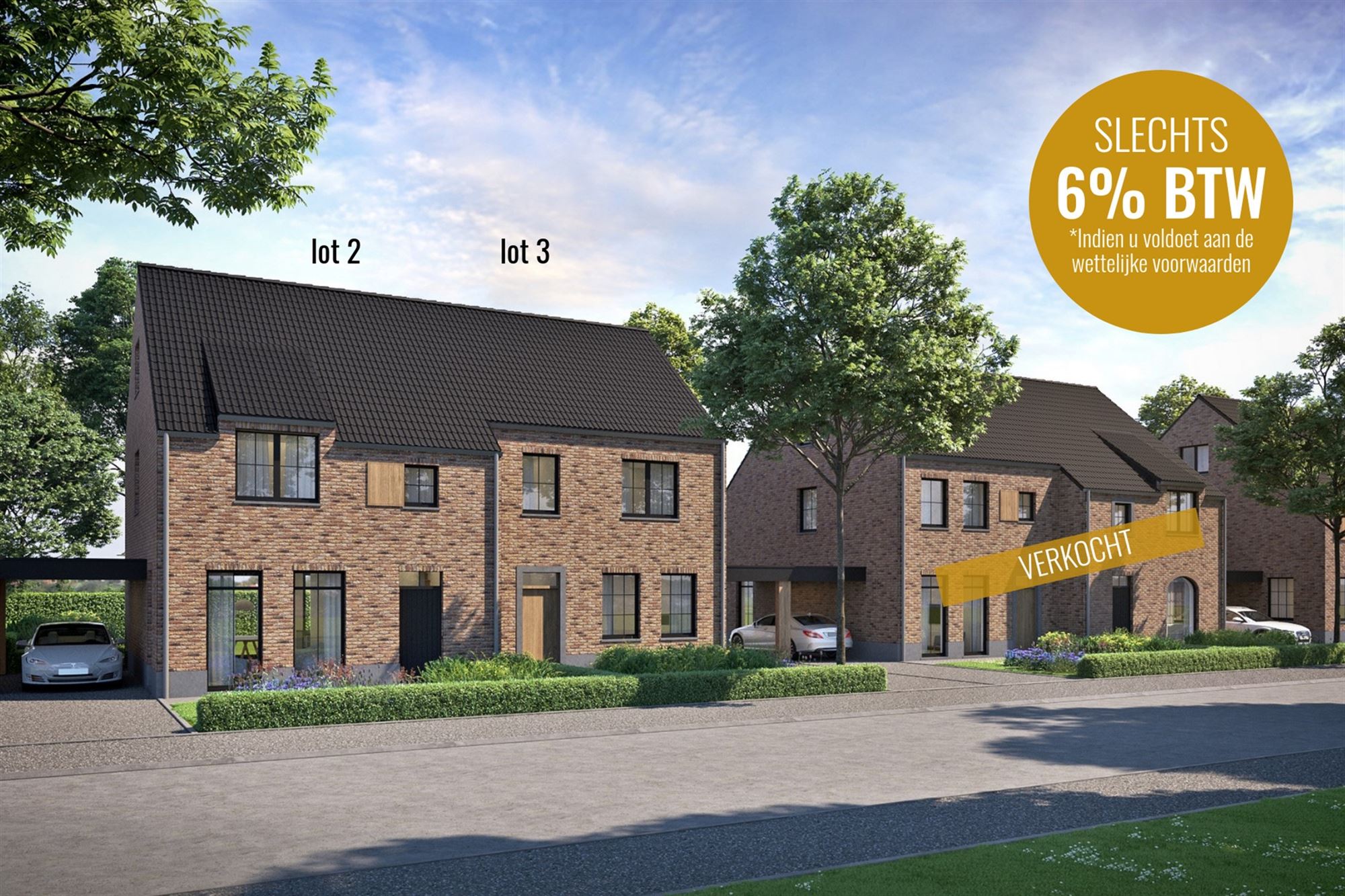 Bijna Energie Neutrale nieuwbouwwoning gelegen op een rustige locatie in Kinrooi (lot 2) foto {{pictureIndex}}