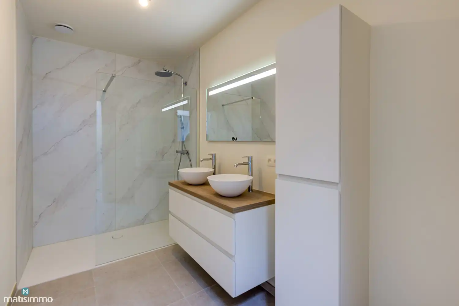 NIEUWBOUW DUPLEXAPPARTEMENT MET 2 SLAAPKAMERS, TUIN EN AUTOSTAANPLAATS NABIJ NABIJ HET CENTRUM VAN BILZEN foto 13