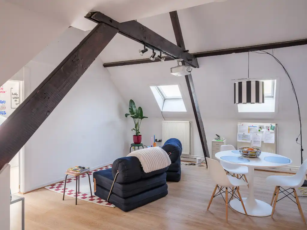 Dakappartement met uitzonderlijke ligging aan de Recollettenlei foto {{pictureIndex}}