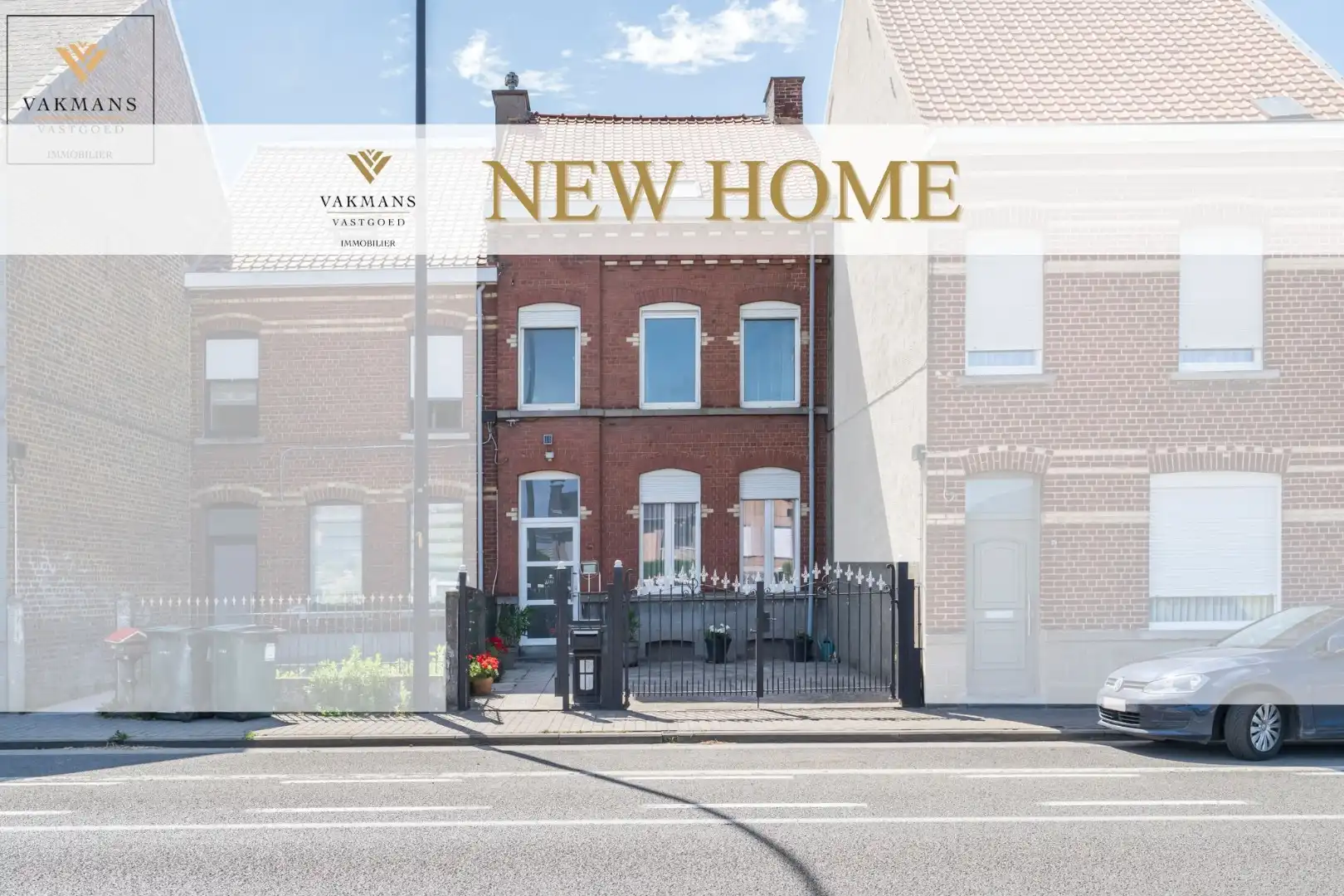 Ruime gezinswoning met 4 slaapkamers, tuin en eigen parkeerplaats. foto {{pictureIndex}}