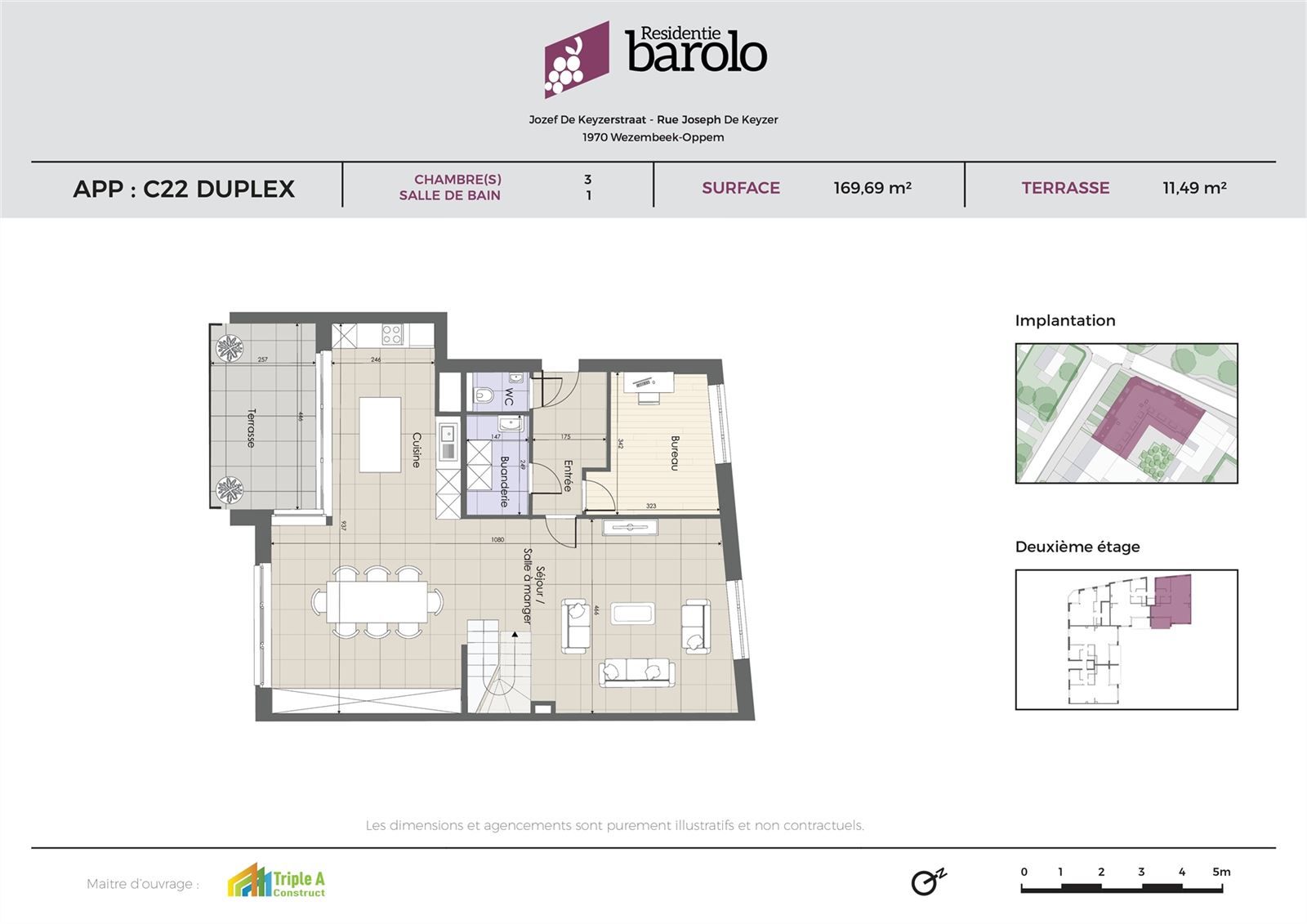 Ruim nieuwbouw duplex gelegen op de tweede verdieping met zuidgericht terras.  foto 4