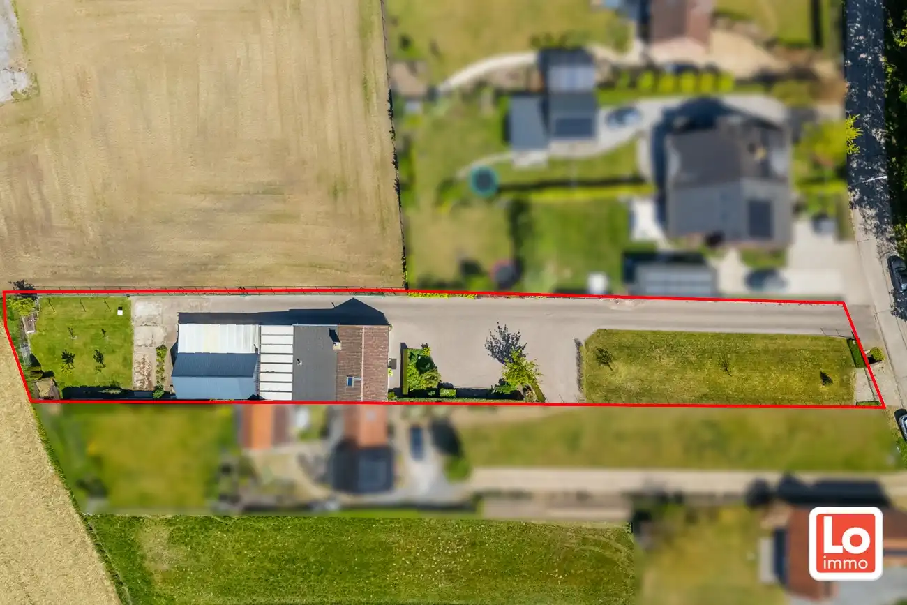 Landelijk gelegen half open woning met ruim bijgebouw (ca. 65m) en grote tuin met open zicht tussen Hijfte en Lochristi. foto 35