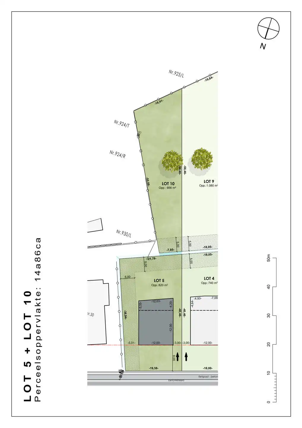 Bouwgrond open bebouwing met vergund plan - 1487m² foto 8