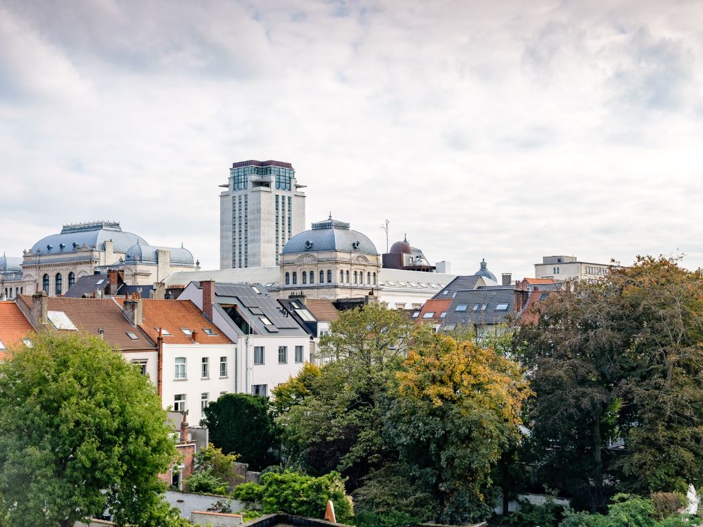 Gent centrum. Hoogwaardig gerenoveerde en stijlvolle penthouse met een bewoonbare oppervlakte van 175m2, twee ruime terrassen (29m2 + 15m2) en een garagebox. foto 21