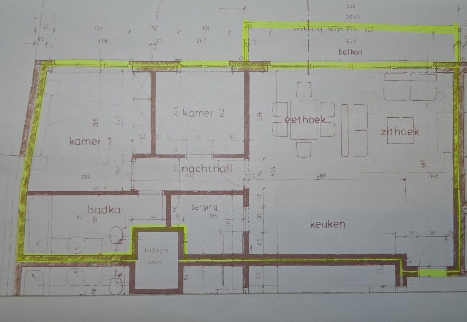 Recent app. met 2 slpks, terras en autostaanplaats foto 19