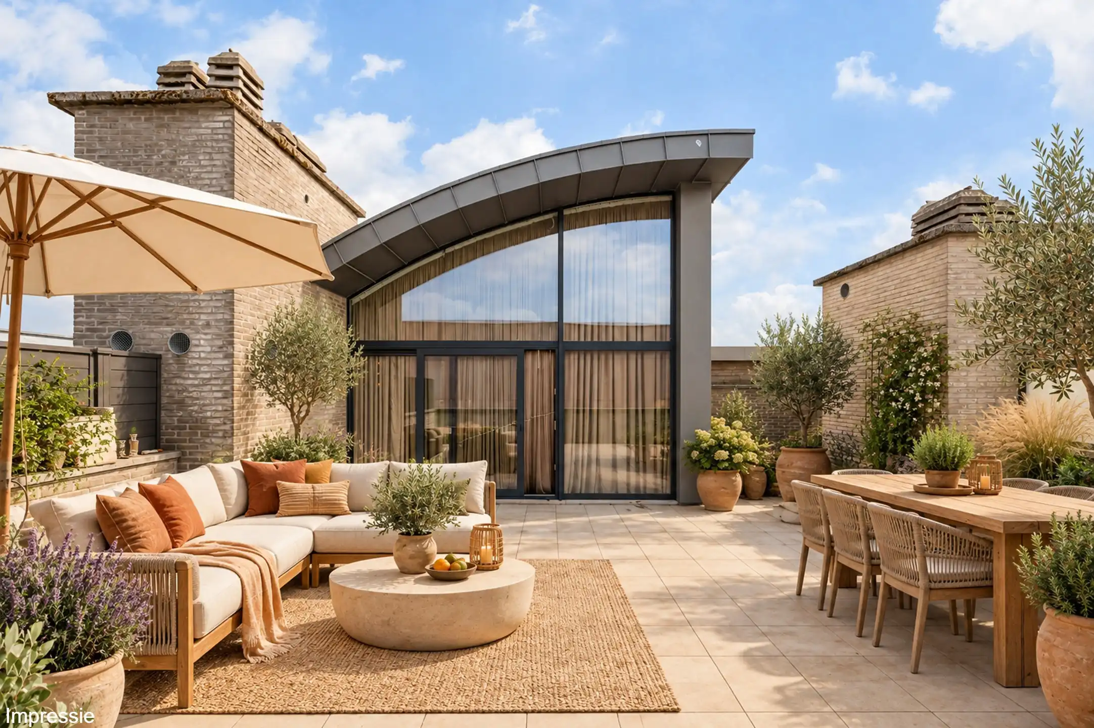 Duplex appartement met een opp. van 172m² en terras van 78m² foto 15