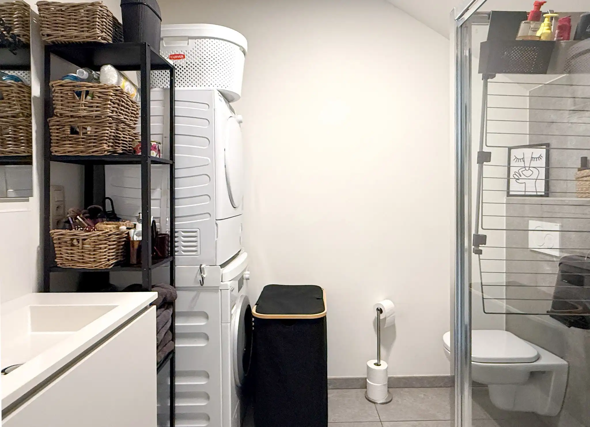 Duplex-appartement met één slaapkamer en overdekte autostaanplaats foto 7