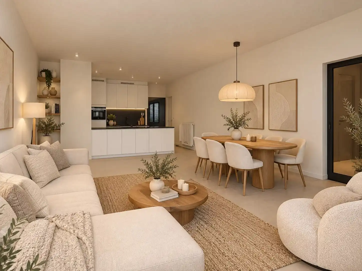 Luxueus en modern afgewerkt gelijkvloers appartement met tuin en 1 slaapkamer. foto 23