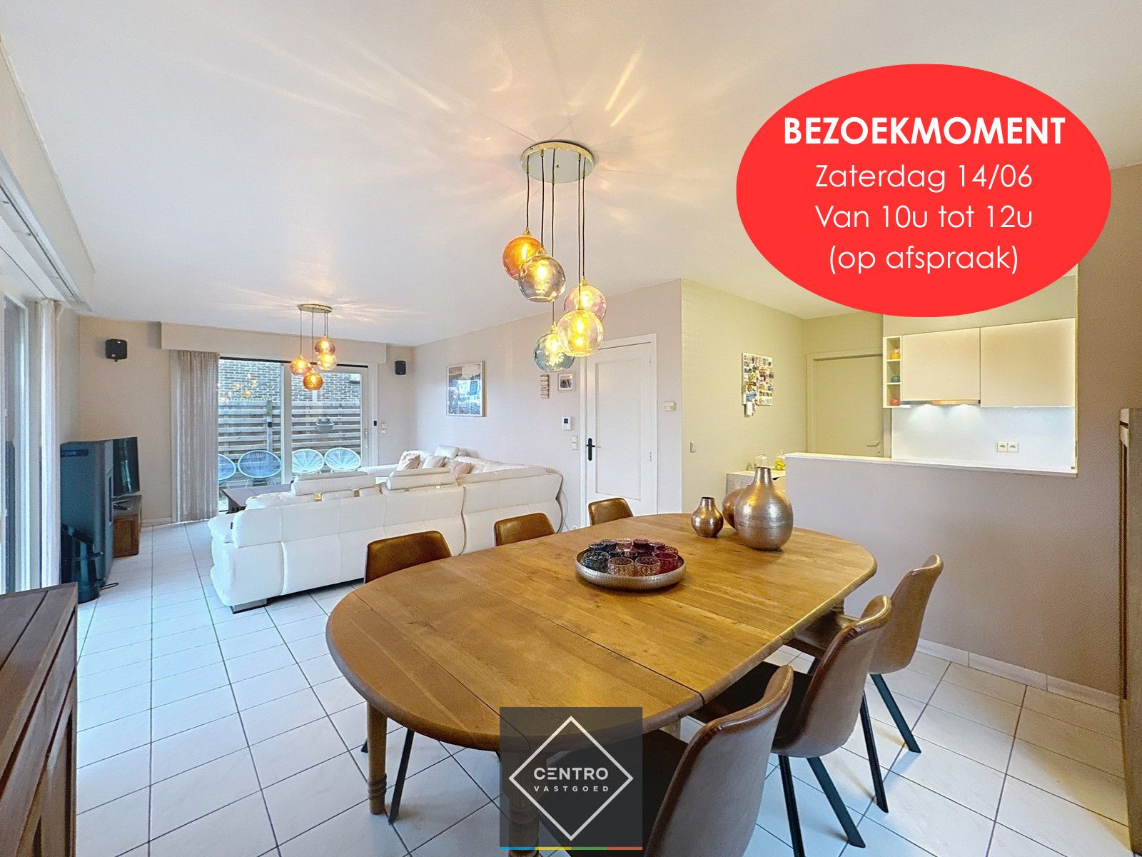 INSTAPKLAAR appartement met 2 slpks en RUIME zonneterrassen! foto {{pictureIndex}}