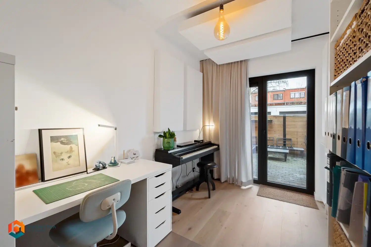 Gelijkvloers app. met 2 slpkrs en tuin te Edegem foto 17