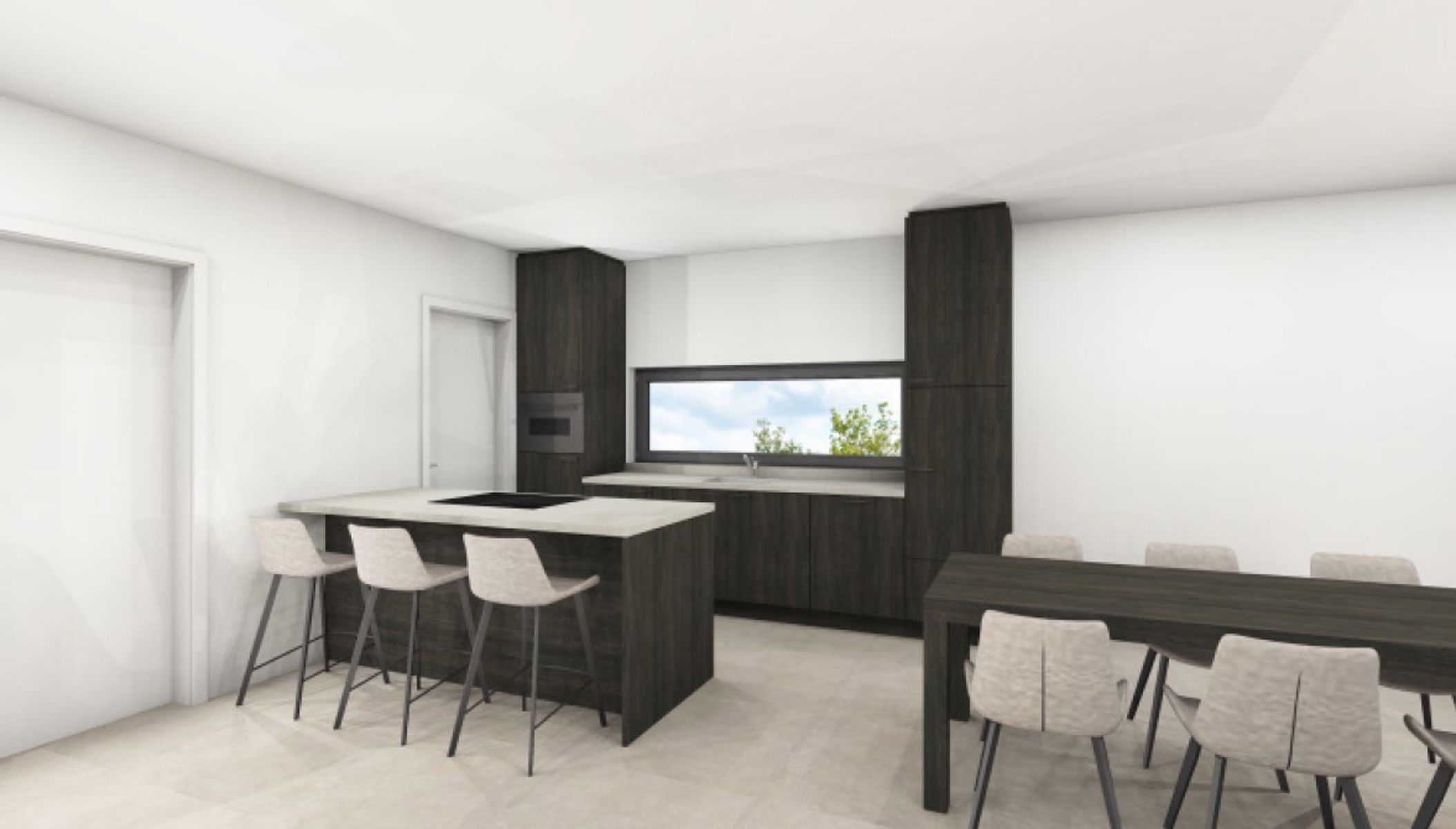 Halfopen woning met 3 slaapkamers en inpandige garage op perceel van ca 505 m² foto 2