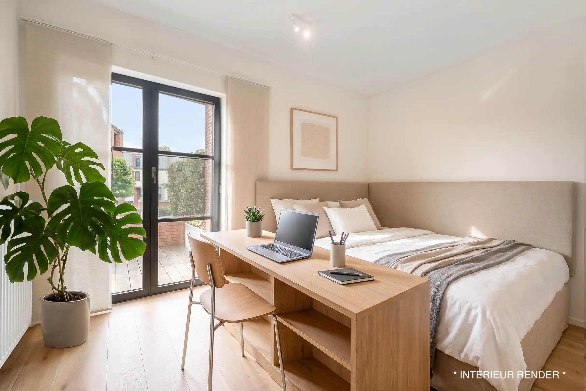 Instapklaar 2-slaapkamer appartement met zeer ruim terras in Quartier Blue Hasselt foto 11