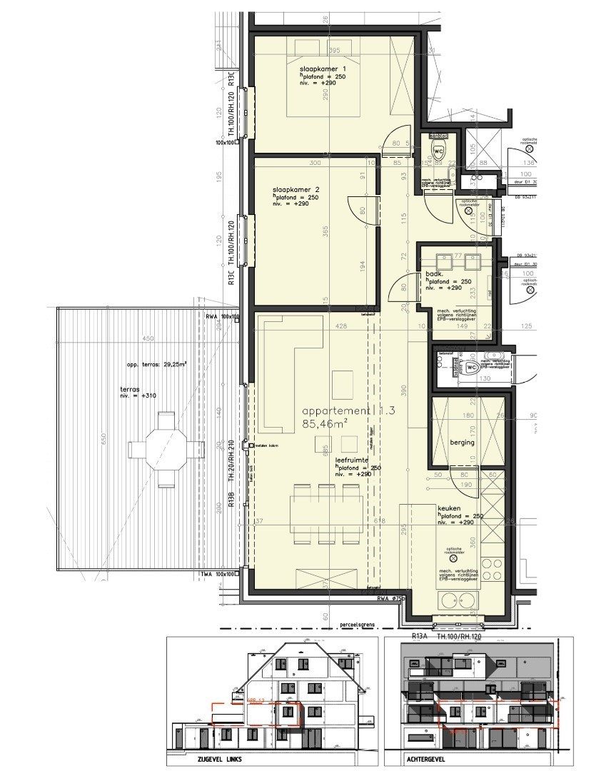 Nieuwbouw 2 slpk appartement met ruim zuidgericht terras (30m2) aan de Vaart foto 18