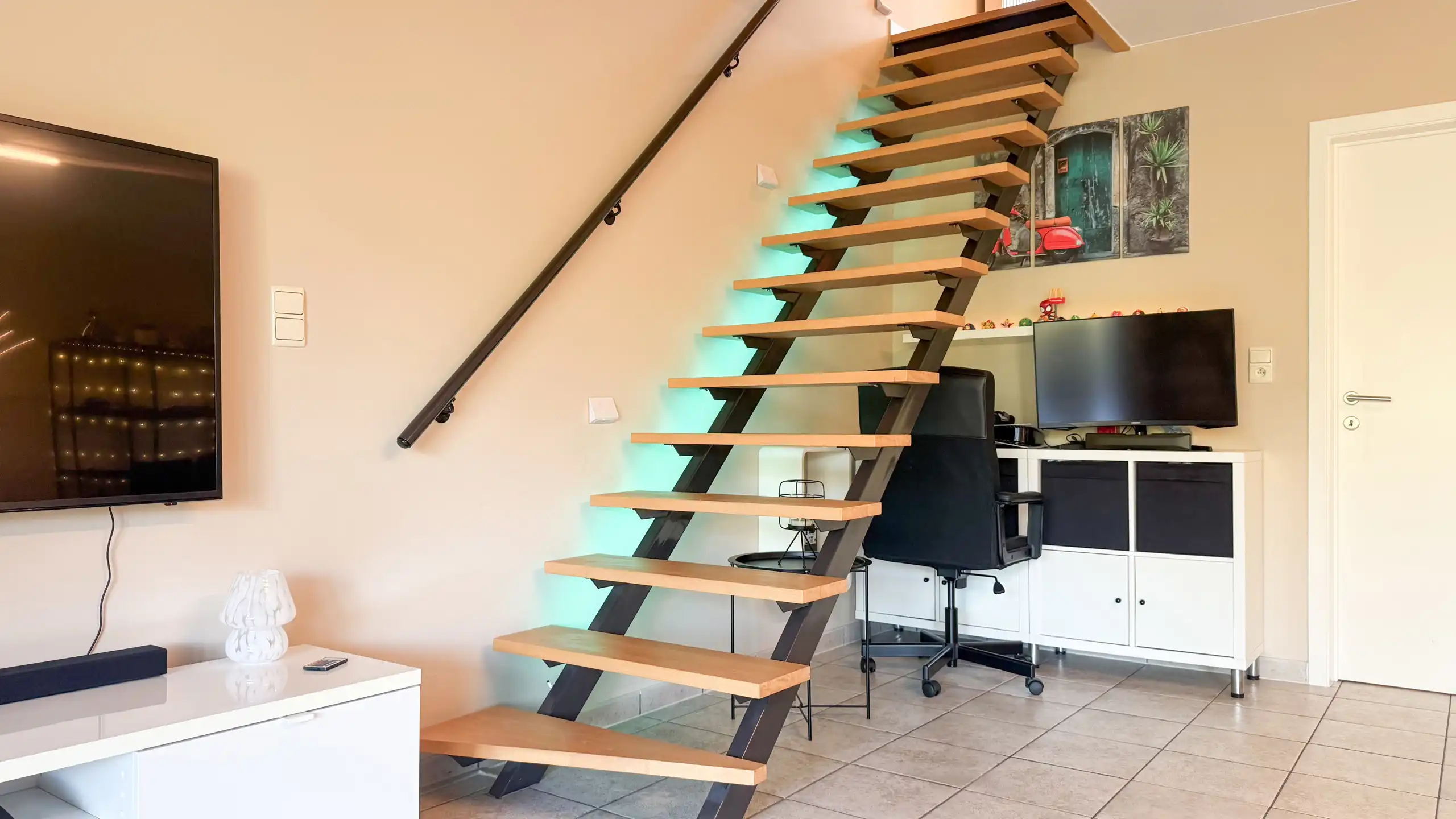 Gezellig duplexappartement met 2 slpks, terras en garage! foto 12