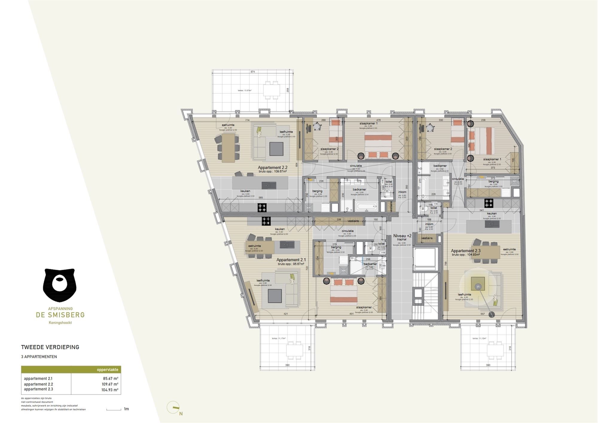 Exclusief nieuwbouw appartement op het tweede verdiep met 1 slaapkamer – luxe wonen op niveau foto 3