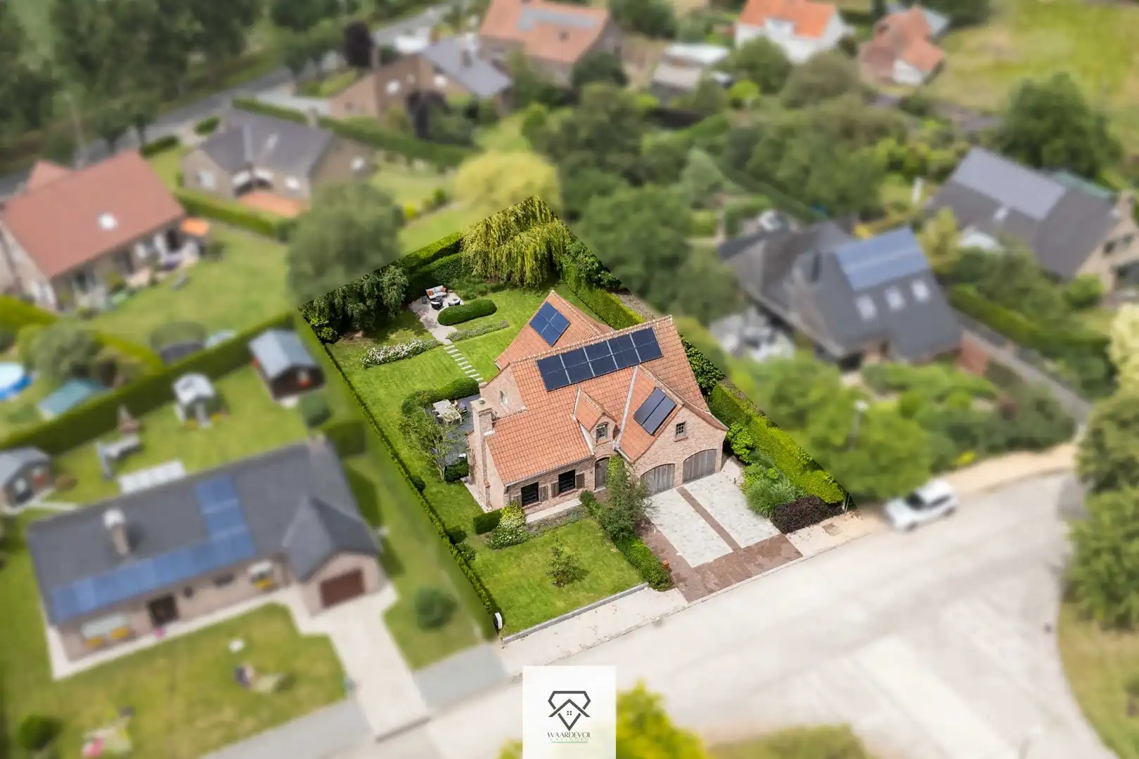 Landelijke villa met karakter, ruimte en verfijning op een groene topligging nabij centrum Evergem foto 4