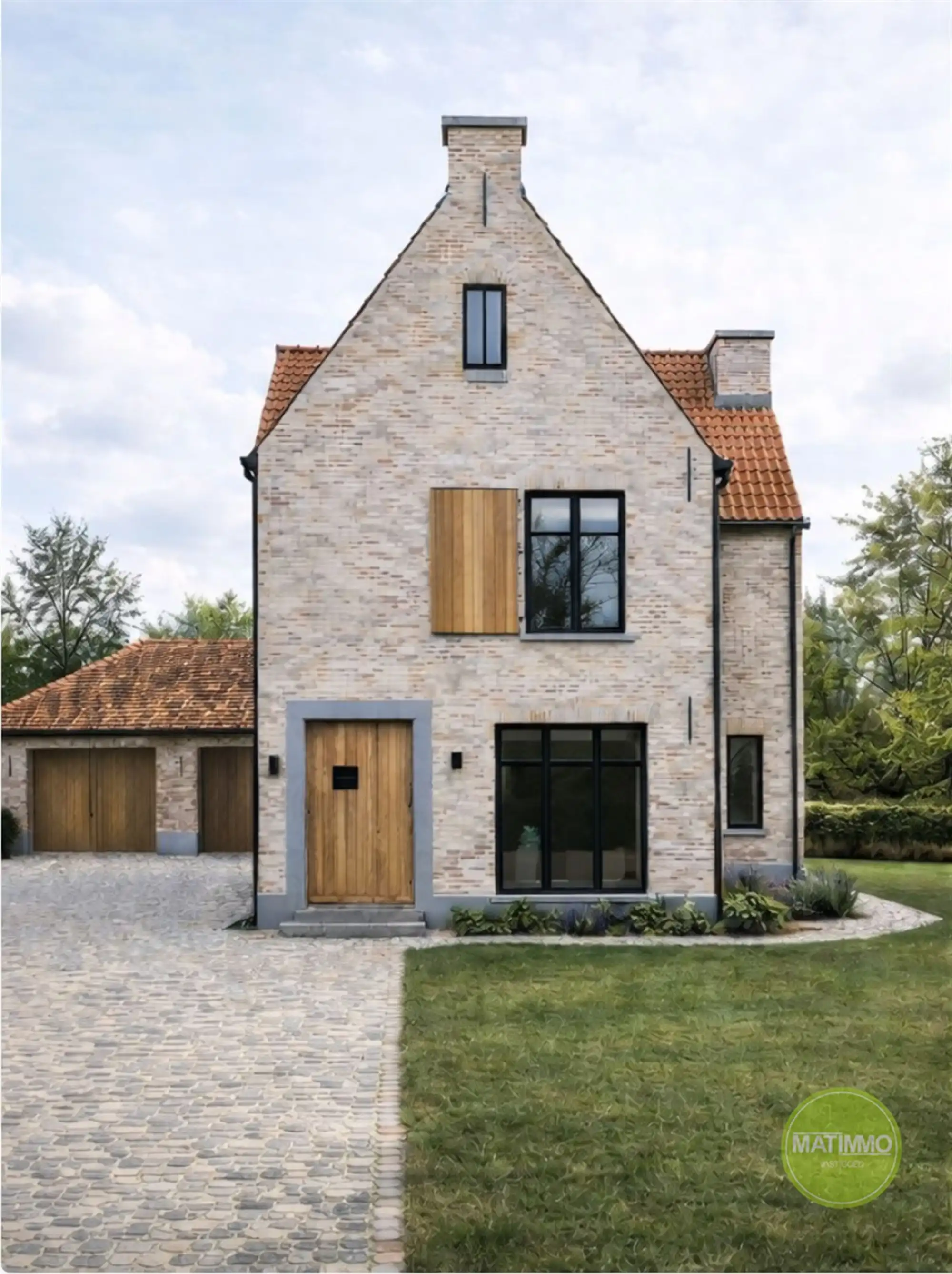 Ruime bouwgrond voor open bebouwing in het groene Mol-Rauw  foto {{pictureIndex}}