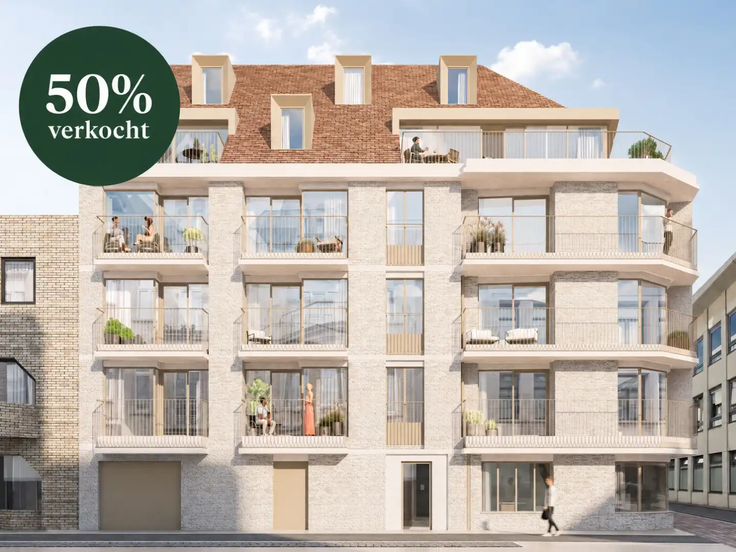 Nieuwbouwappartement nabij zee en strand foto {{pictureIndex}}