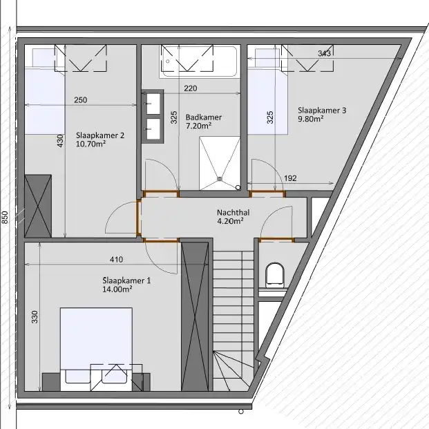 Energiezuinige instapklare bel-étagewoning met garage en tuin, rustig en heel centraal gelegen ( 6% BTW )  foto 16