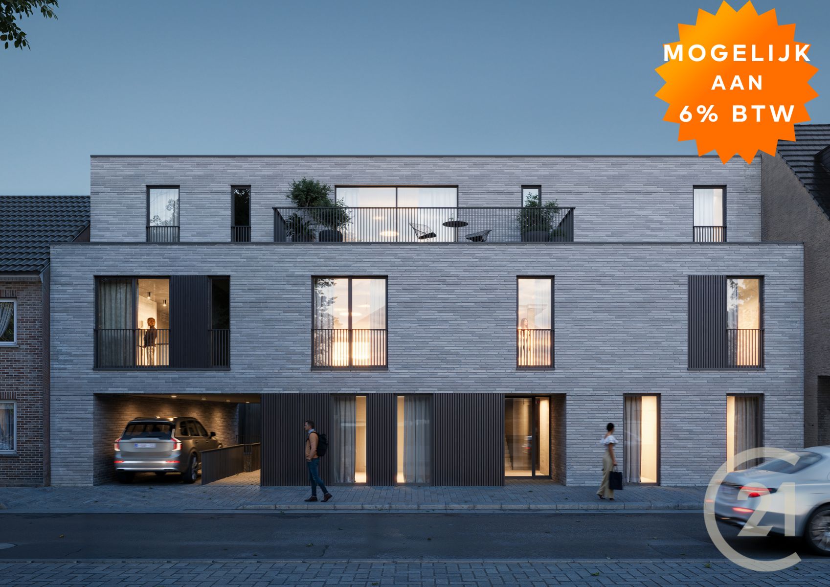 Nieuwbouw appartement in het centrum van Keerbergen! Mogelijk aan 6% BTW! foto {{pictureIndex}}
