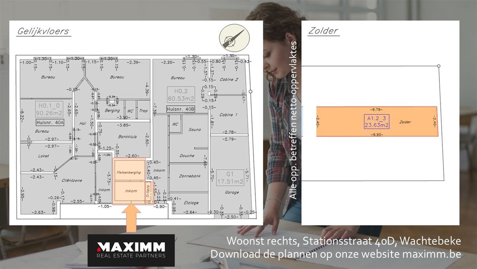 Opbrengsteigendom bestaande uit 2x handel + 2x woonst + garage foto 34