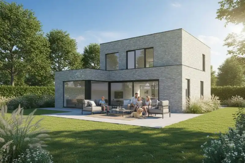 Nieuw te bouwen alleenstaande woning met vrije keuze van architectuur te Oudenaarde. foto 3