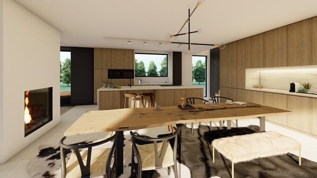 NIEUWBOUW CASCO RIANTE VILLA IN CENTRUM VAN BEVERST OP 35A55CA. foto 23