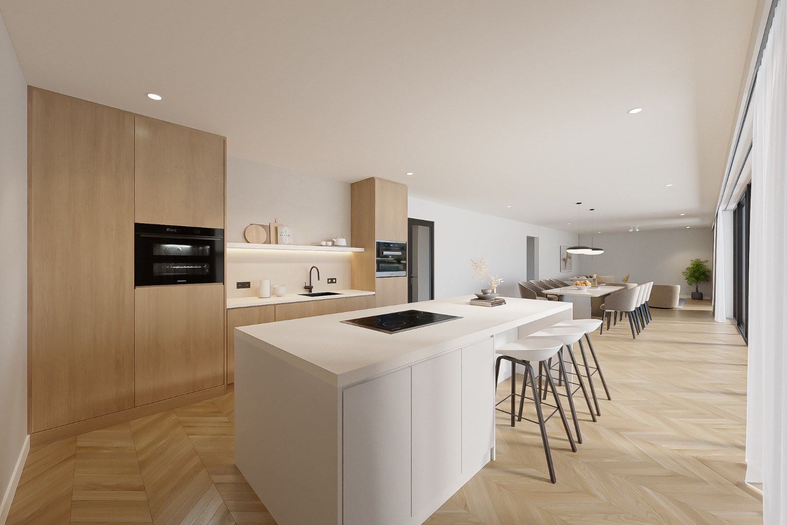Authentieke hoeve, getransformeerd tot 2 exclusieve casco+ BEN woningen!  foto 5