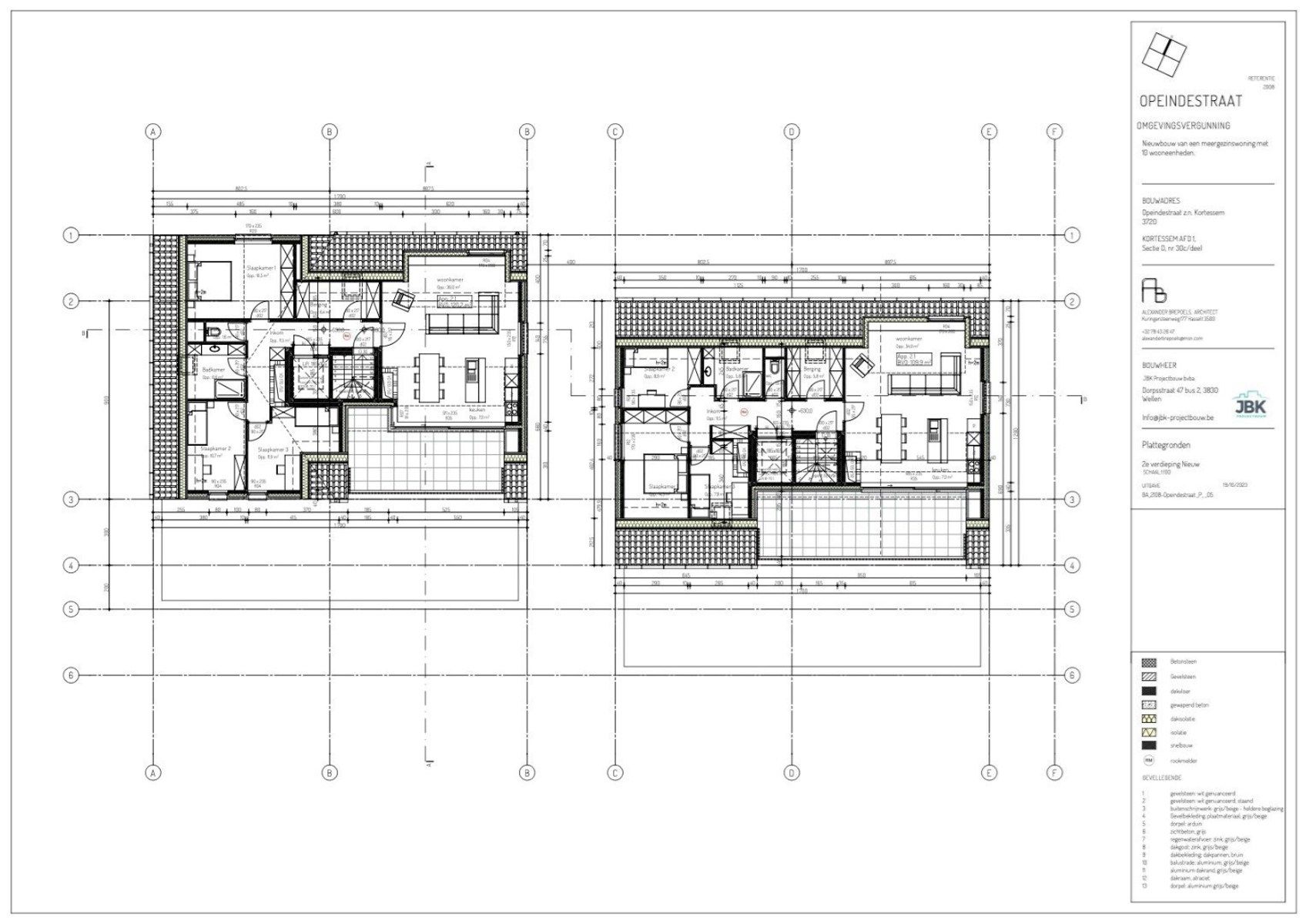 Residentie Van Bellis: Nieuwbouwappartement op de eerste verdieping met 2 slaapkamers in Kortessem, 88 m² bewoonbare oppervlakte en terras van 24 m² inclusief ondergrondse parkeerplaats en berging. foto 7