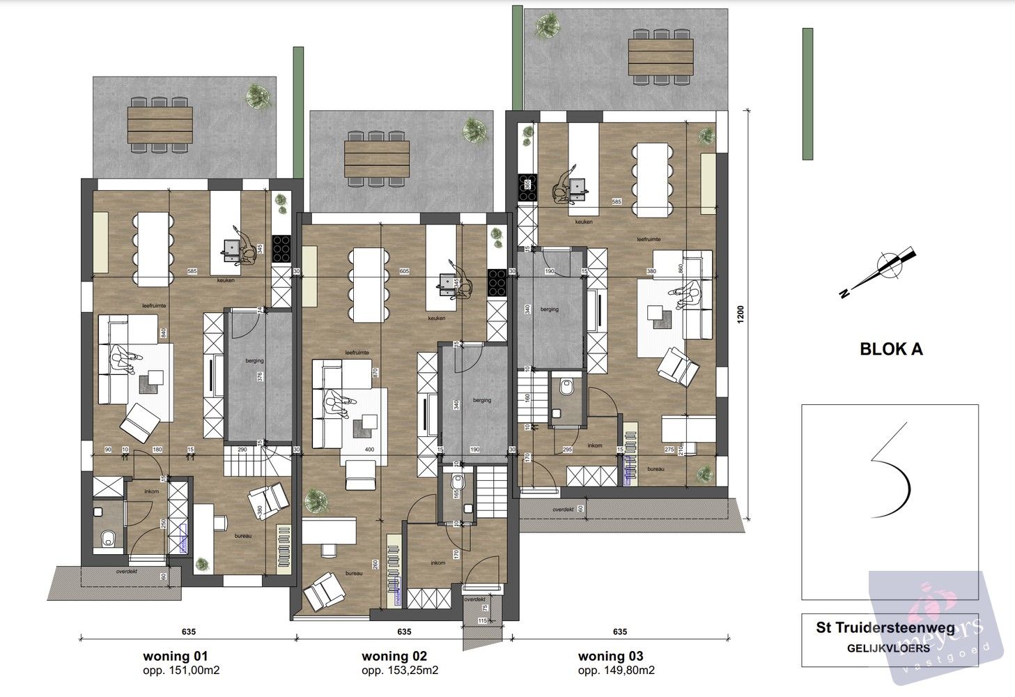 Projectgrond met goedgekeurde vergunning voor 6 moderne woningen – Topligging in Hasselt foto 6