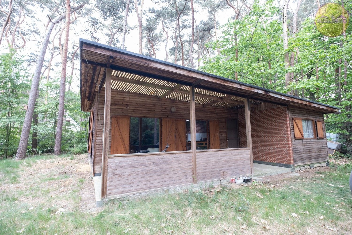 Chalet op groene locatie te Meerhout op een perceel recreatiegebied van 44a19ca foto 2