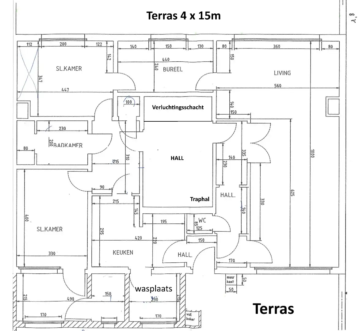Ruim penthouse / dakappartement met 2 prachtige terrassen + zicht over Tongeren foto 25