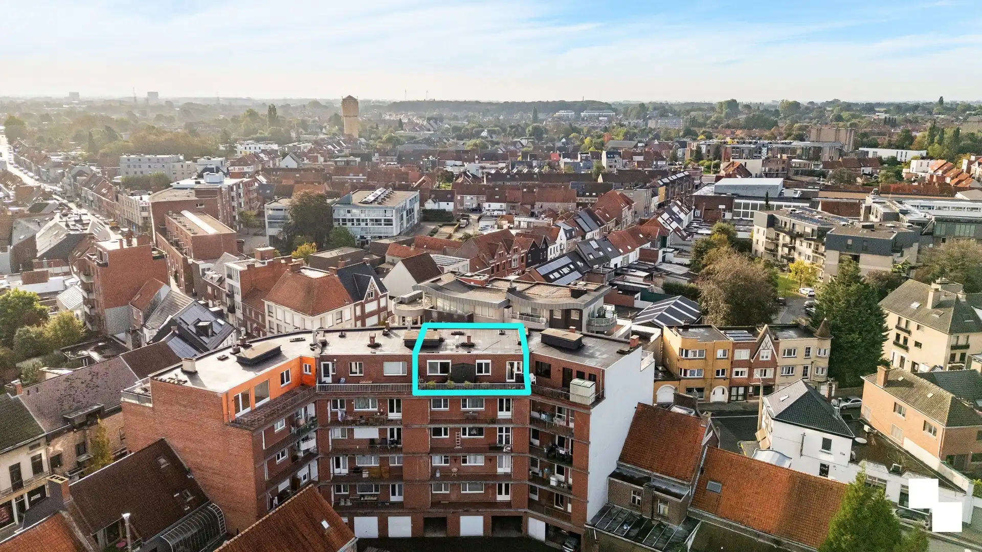 Dakappartement met 2 slaapkamers en dubbel terras - Roeselare foto 21